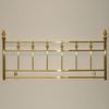 Unbranded Polished Brassed Headboard