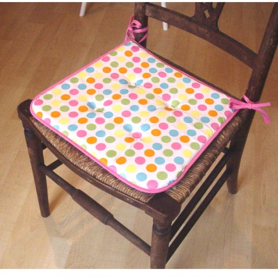 Polkadot Kitchen Chair Cushion