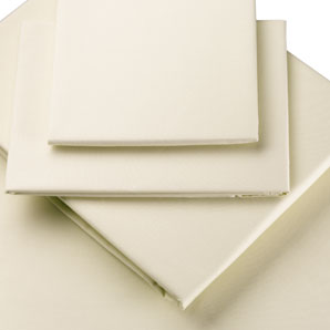 Polycotton Flat Sheet- King-Size- Cream