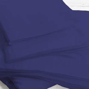 Polycotton Flat Sheet- Navy- Single