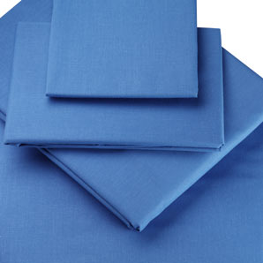 Polycotton Pillowcase- Azure- Square