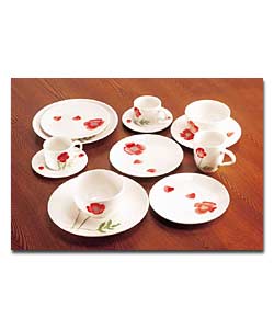 Poppy 24 Piece Dinner Set