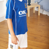 Portsmouth Kit Pyjamas - Blue/White - Kids.