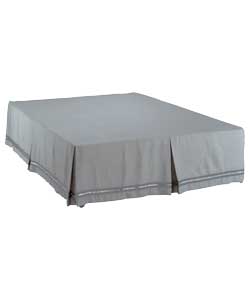 Unbranded Premium Brand Platform Valance Super King Size Bed Dove
