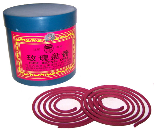 Premium Rose Incense Coils