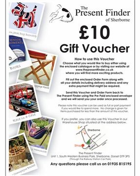 Unbranded Present Finder Gift Voucher For the value of