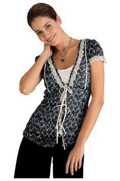 Unbranded PRINTED SATIN BLOUSE AND CAMISOLE SET