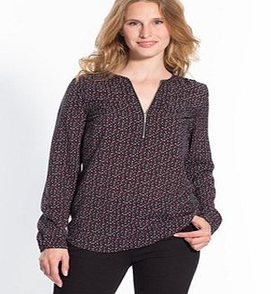 Unbranded Printed Viscose Blouse, Fuller Bust Fitting