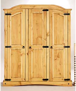 Unbranded Puerto Rico 3 Door Wardrobe