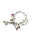 designer-inspired punky bracelet featuring mirror