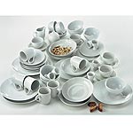 Pure White 50-Piece Dinner Set