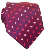 Unbranded Purple Coffee Bean Necktie by Timothy Everest