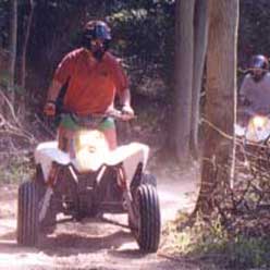 drive a quad motorbike