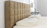 Unbranded Quadra Headboard in Fabric 135cm (4and#39;6)