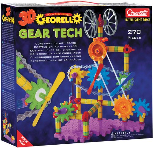 Quercetti - Georello GearTech 270 Piece- Treasure Trove