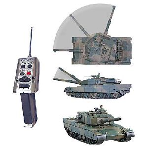 Some remote control tanks fire foam darts or plast