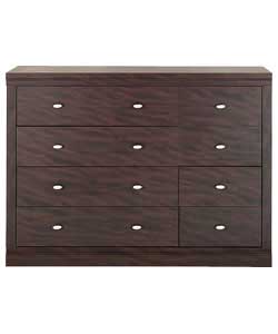 Raffles 4 Wide 4 Narrow Drawer Chest - Oak