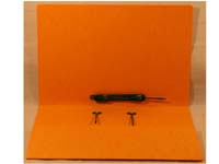 Unbranded Railex PL5 P1 gold foolscap Polifile with 45mm