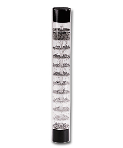 Clear plastic executive rain stick