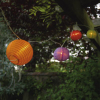 Raphia 20 Light Chinese Ball Party Light Set