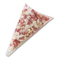 raspberry and ivory delphinium petals - sachet