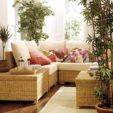 Rattan Two Seater Sofa