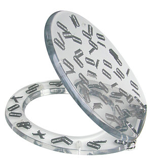 Razor Sharp Transparent Toilet Seat