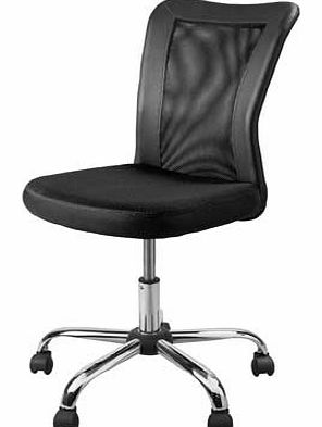 This stylish office chair would make a practical addition to any office. It features a specifically designed mesh back to achieve optimum comfort. With its swivel mechanism and adjustable seat. it allows you to get comfortable and find your perfect p