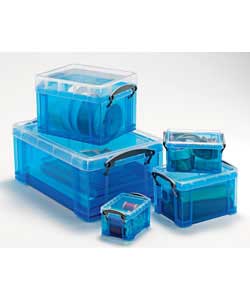 Unbranded Really Useful 9 Litre Bonus Box - Blue