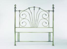 Rebecca 4ft 6 Double Antique Brass Headboard