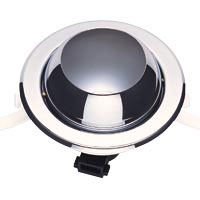 Recessed 80mm eyeball chrome