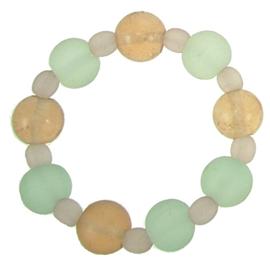 Unbranded Recycled Glass Bracelet Rose