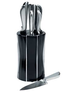 Unbranded Redonde 8 piece Knife Block Set