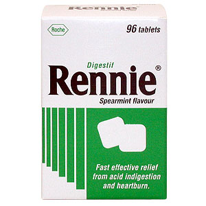 Relieves acid indigestion, heartburn, nervous indi