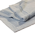 Reversible Bath Rug Blue 60x100cm