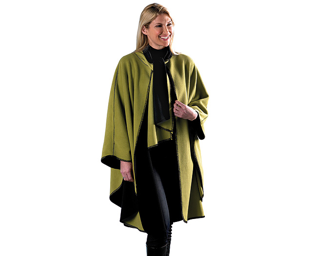 Unbranded Reversible Cape Green/Black