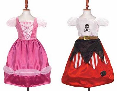 Reversible Princess/Pirate 2in1 6-8 years