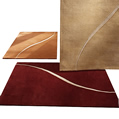 Ribbon Rug 160x220 -terracotta