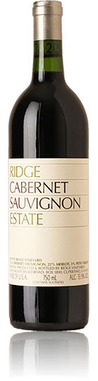 Unbranded Ridge Estate Cabernet 2008, Santa Cruz Mountains