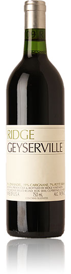 Unbranded Ridge Geyserville Zinfandel 2009, Sonoma