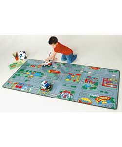 Road Play Rug - Multicoloured