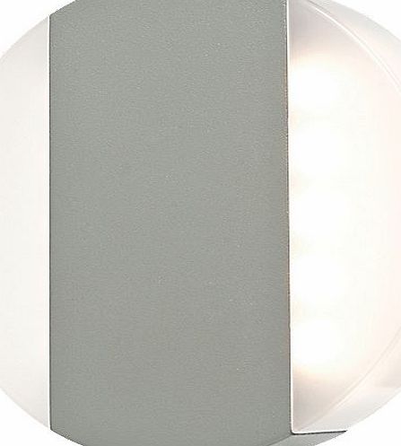 Unbranded Robo Matt Grey LED Wall Light 2 x 3W 54671