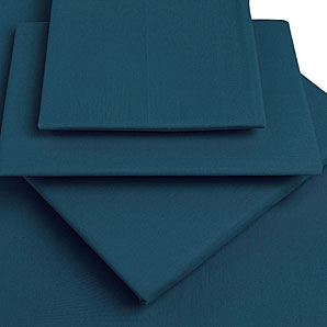 Rock Cotton Flat Sheet- Midnight Blue- Double