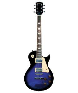 Unbranded Rockburn LP Style Electric Guitar Silver Burst
