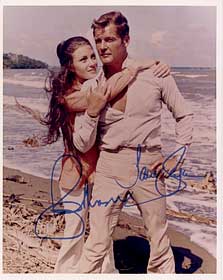 Roger Moore autograph