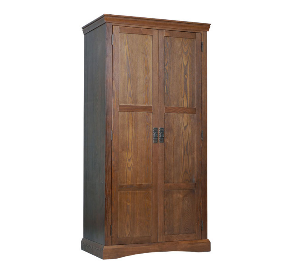 Unbranded room4 Paris dark oak 2 door wardrobe