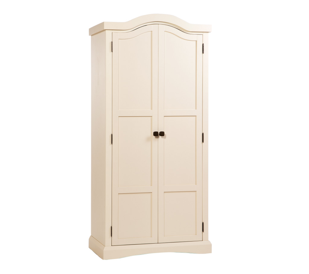 Unbranded room4 Quebec cream 2 door wardrobe