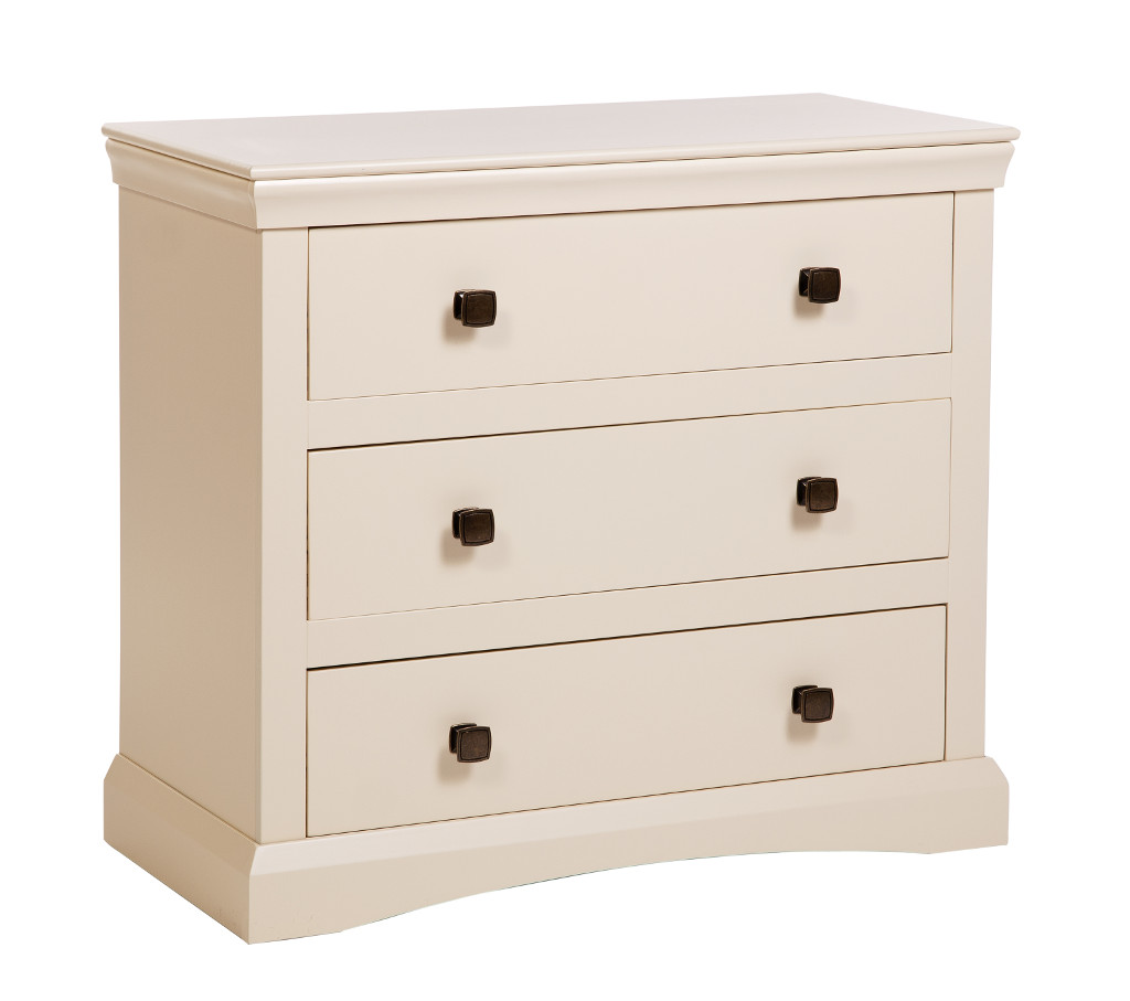 Unbranded room4 Quebec cream 3 drawer chest