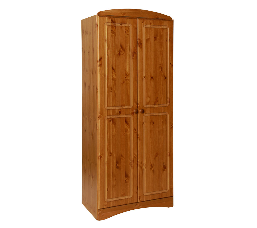 Unbranded room4 Scandi pine 2 door wardrobe
