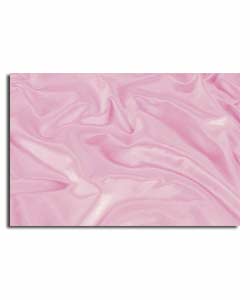 Rose Satin Double Flat Sheet